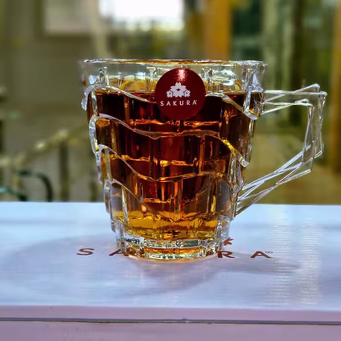 نیم لیوان شربت خوری و آب خوری مدل یوکا برند نوری تازه، مجموعه 6 عددی