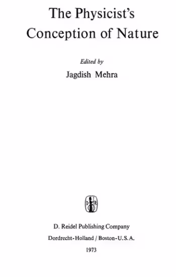 خرید و دانلود نسخه کامل کتاب The physicist's conception of nature