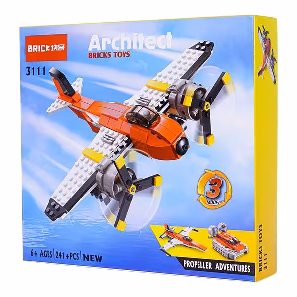 لگو هواپیما ملخی 241 قطعه 3111