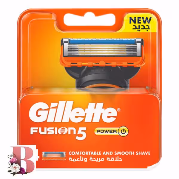 تیغ یدک ژیلت Fusion 5 Power بسته 4 عددی | Gillette Fusion 5 Power Blades 4 Pcs
