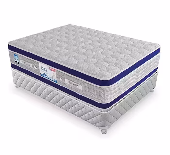 تشک یک نفره ایران خواب  مدل طبی فنری پرفکت سایز 100 در 200 سانتیمتر