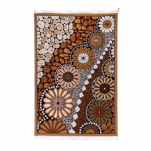 گلیم ماشینی دنیای فرش طرح نازیلا