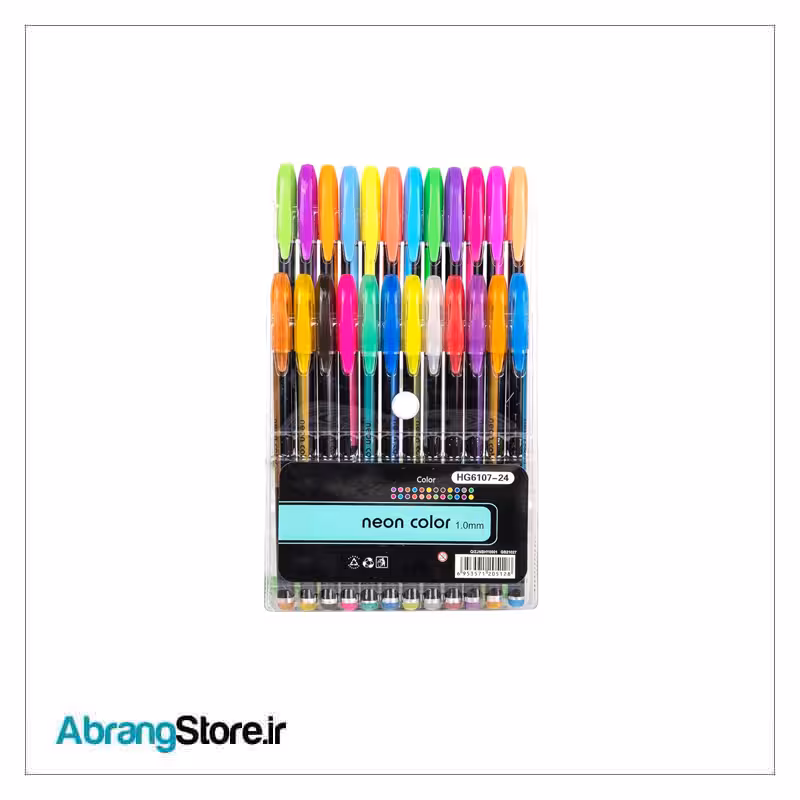 خودکار ژلی 24 رنگ نئونی