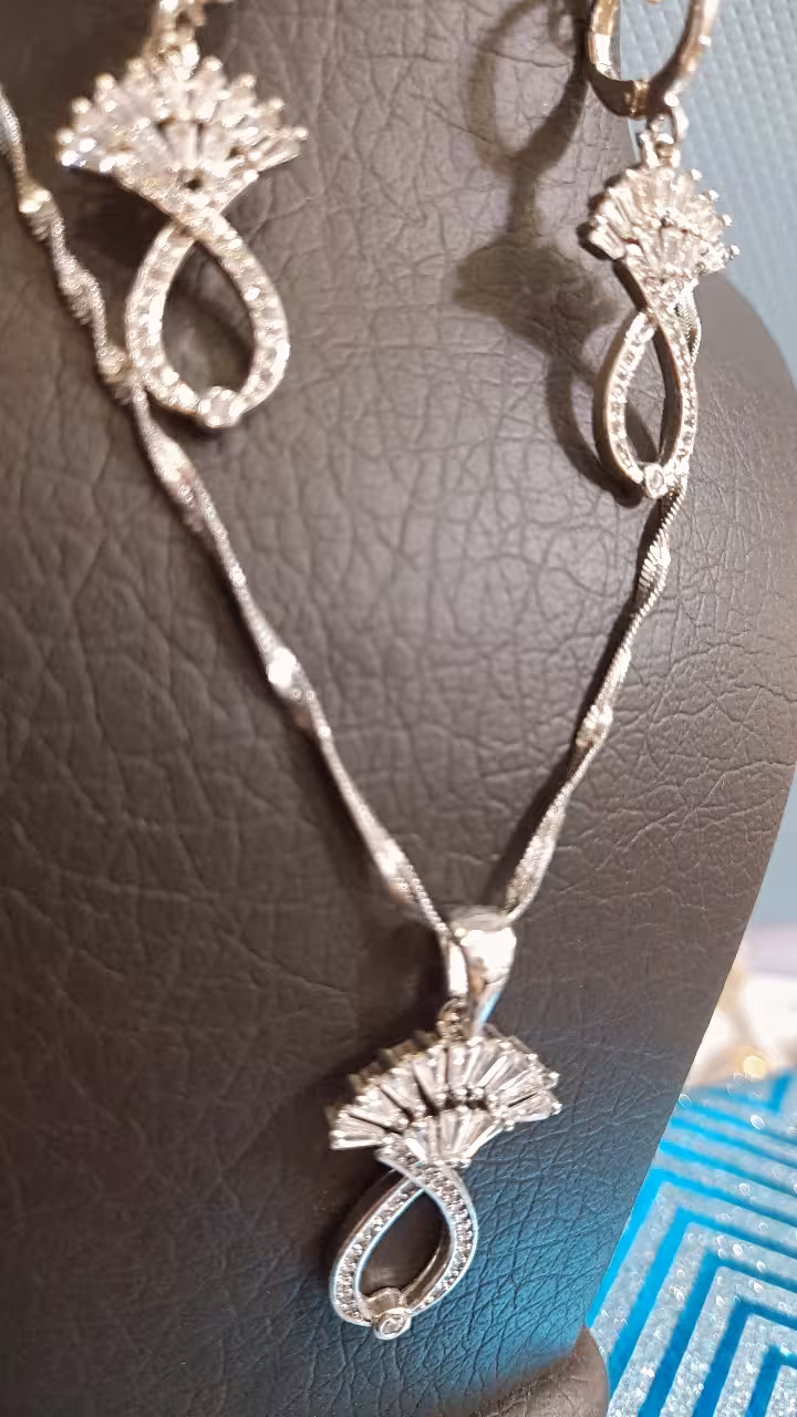 نیم ست جواهری باگت خور  وستا گالری