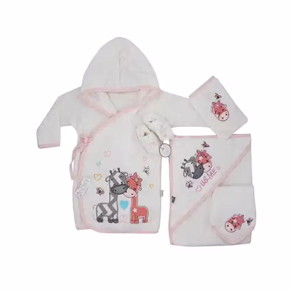 ست حوله نوزاد 5 تکه مادرکر Mothercare طرح زرافه