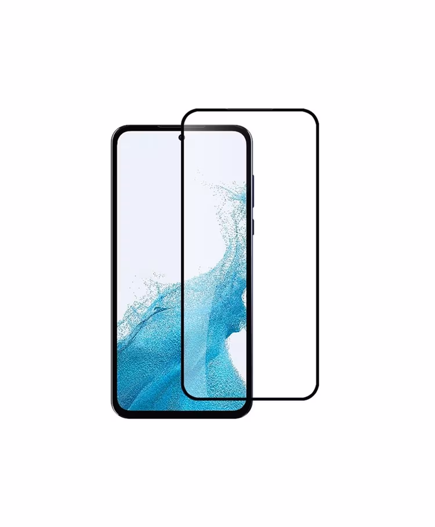 گلس فول مشکی Samsung A35