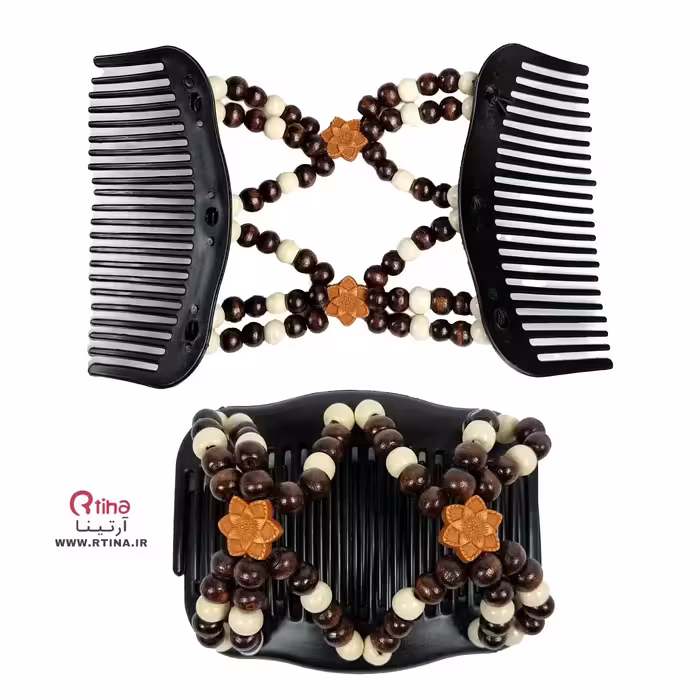 شانه جادویی مو دخترانه و زنانه طرح چوب