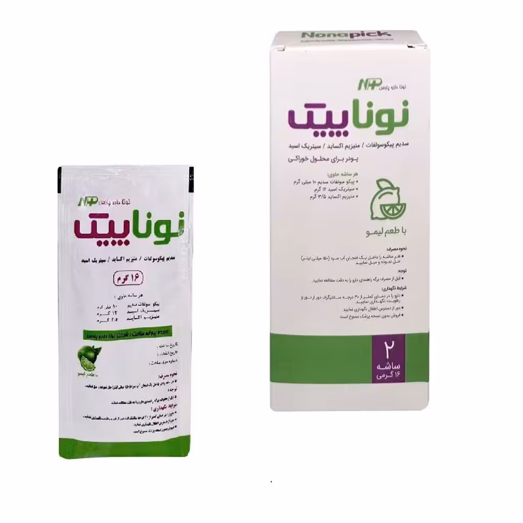 ساشه نوناپیک نونا دارو پارس 2 عدد NonaPick Nona Pharma Lemon Flavor