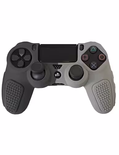 روکش دسته PS4 ضد لغزش دو رنگ طوسی