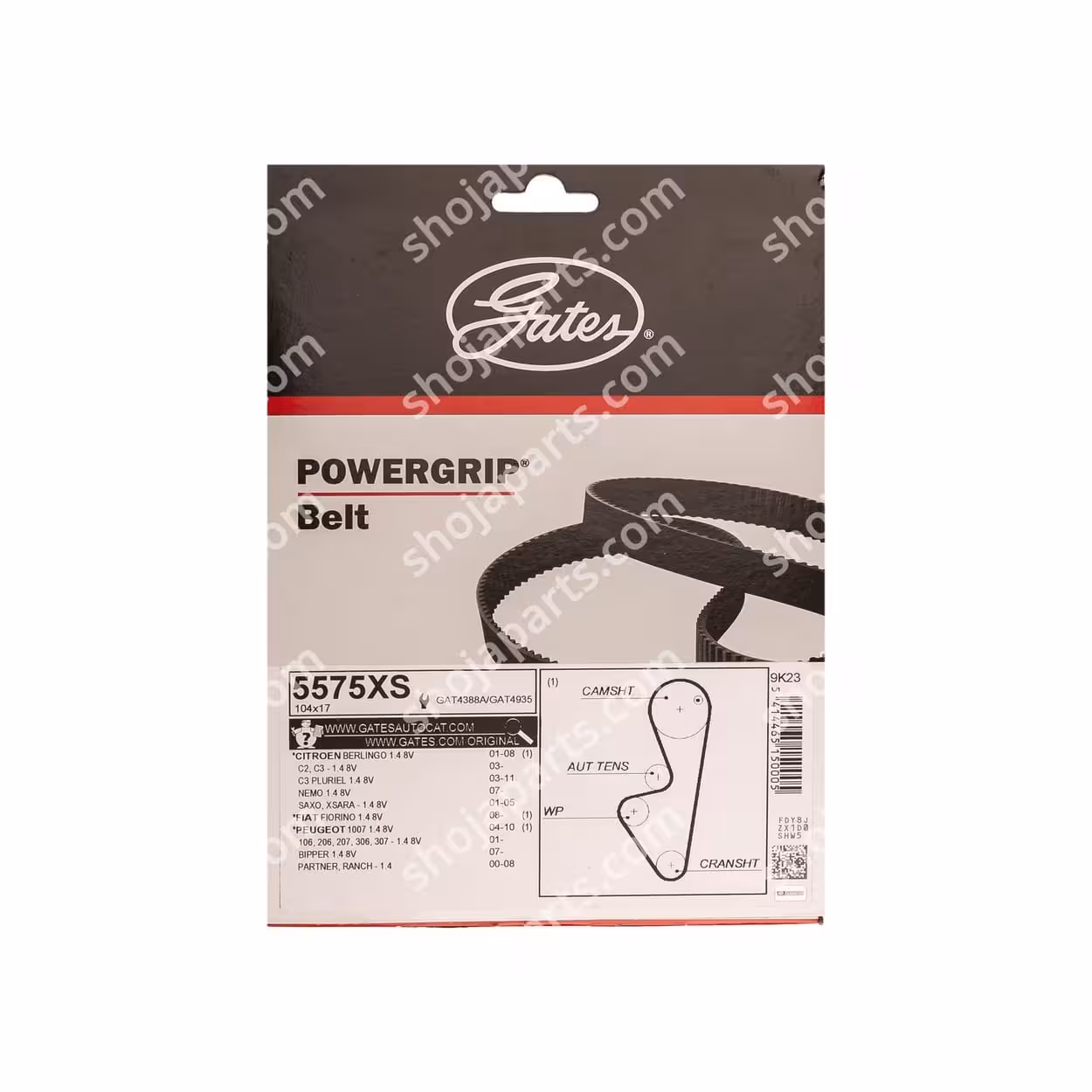 تسمه تایم پژو 206 تیپ 2 پاورگریپ