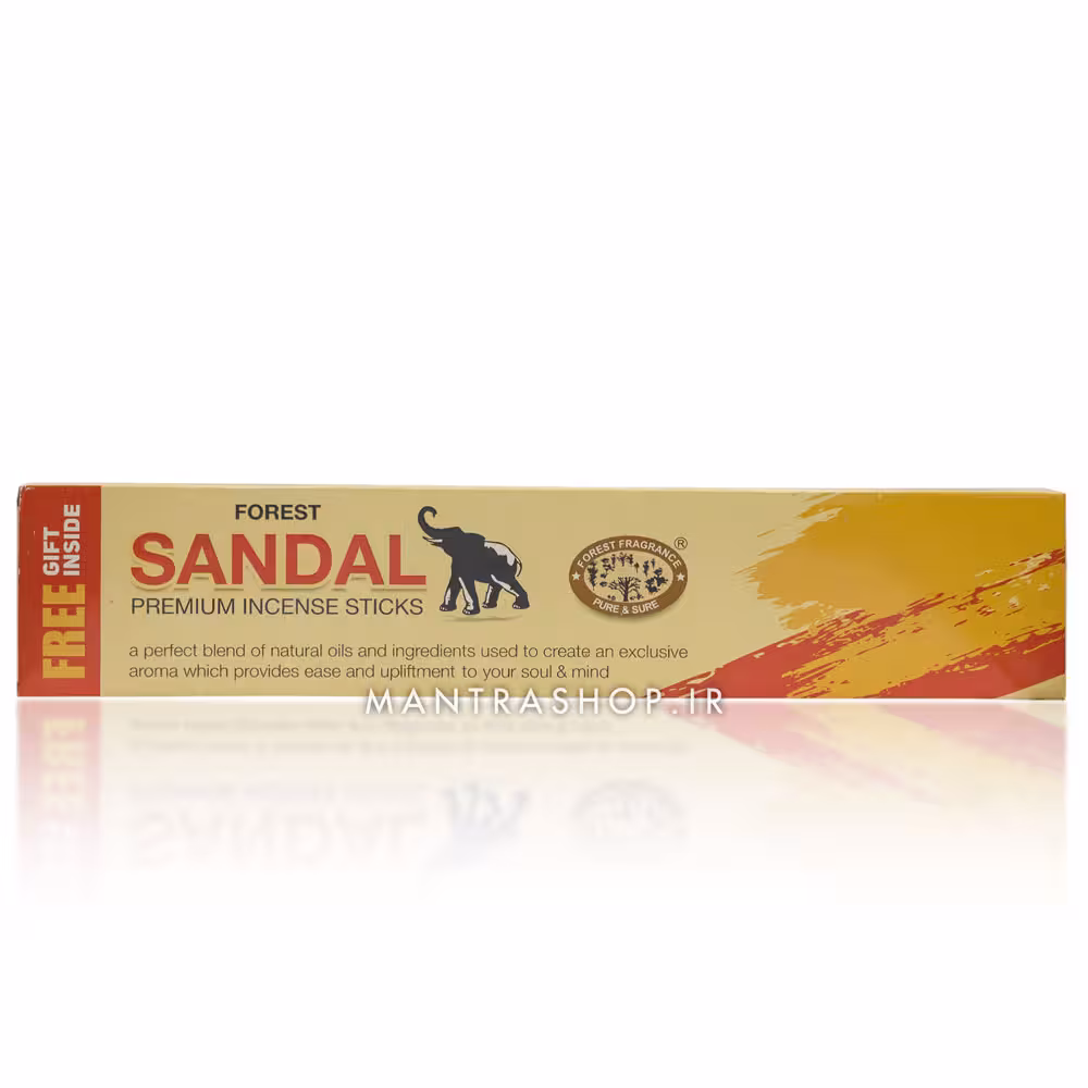 عود دست ساز هندی Sandal برند Forest بسته 90 گرمی (عود صندل فورست)