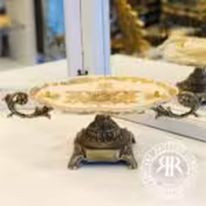 PERANS پرنس  ظروف پذیرایی چینی زینک مدل ایلیا شیرینی خوری لوزی E1-1016