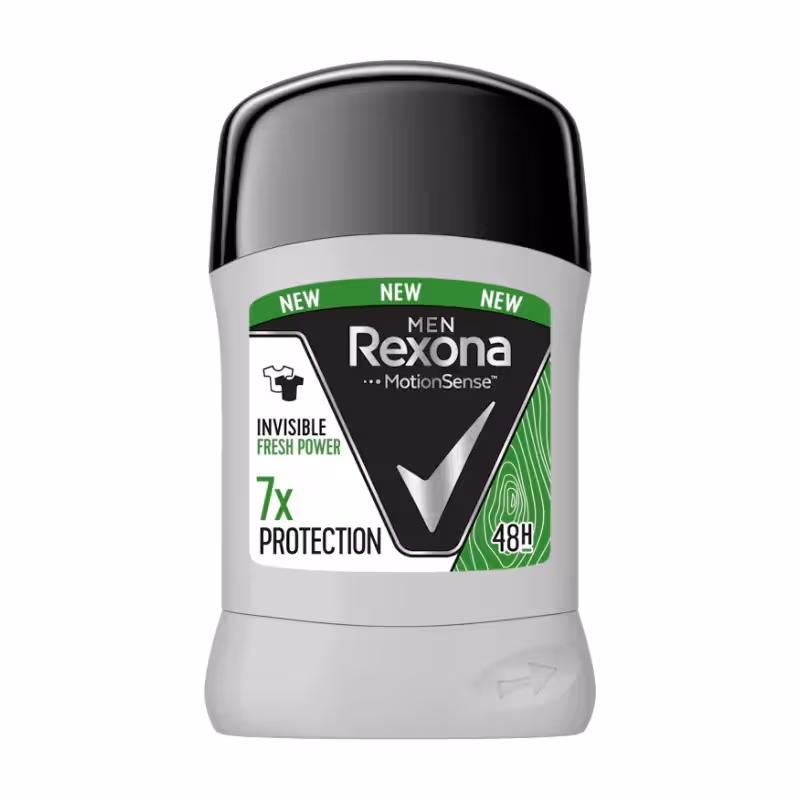 مام صابونی مردانه رکسونا مدل INVISIBLE FRESH POWER حجم 50 میل Rexona