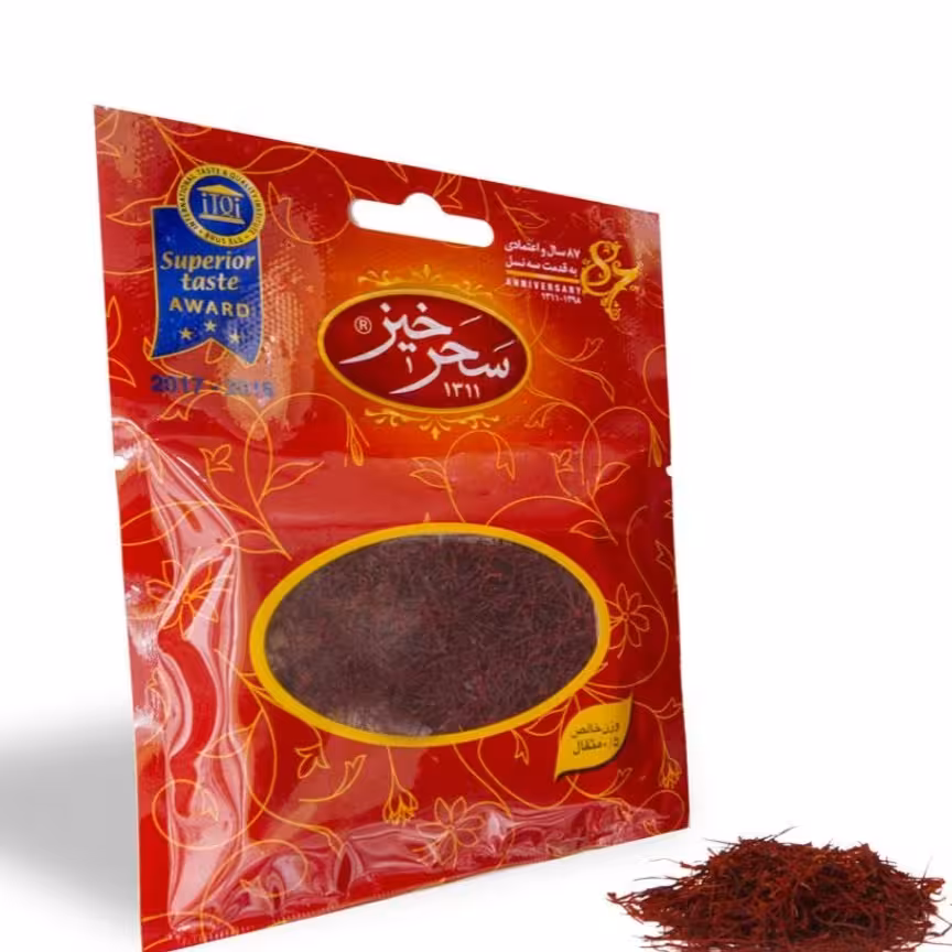 زعفران سرگل 0.5 مثقال 10عددی سحرخیز