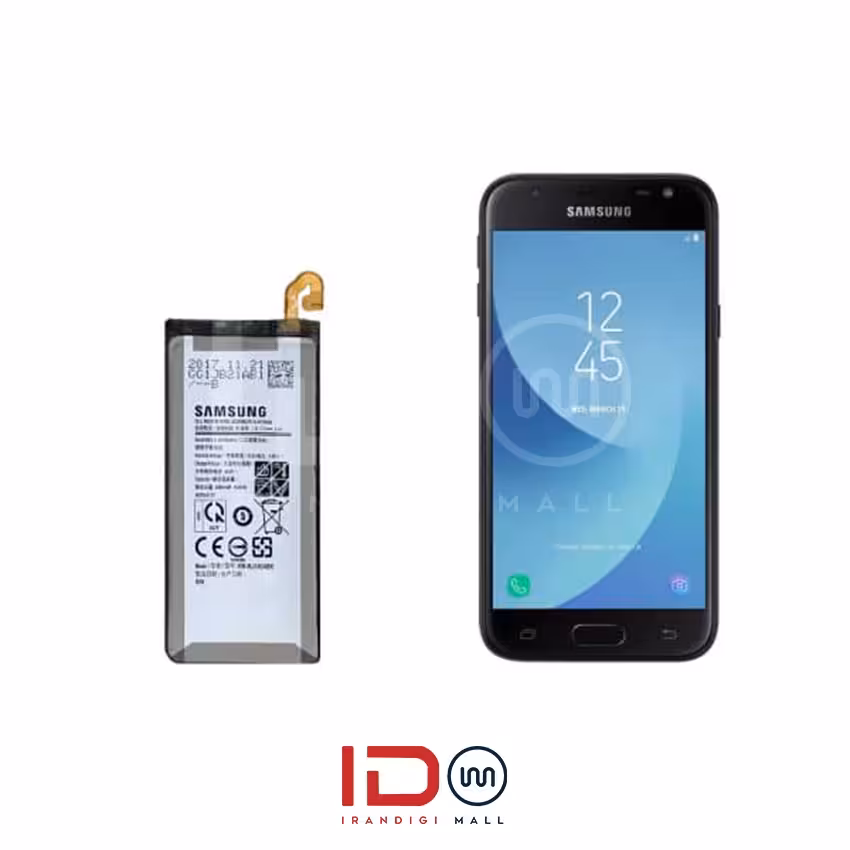 باتری اورجینال گوشی سامسونگ مدل Samsung j3 Pro با یک سال گارانتی بی قید و شرط