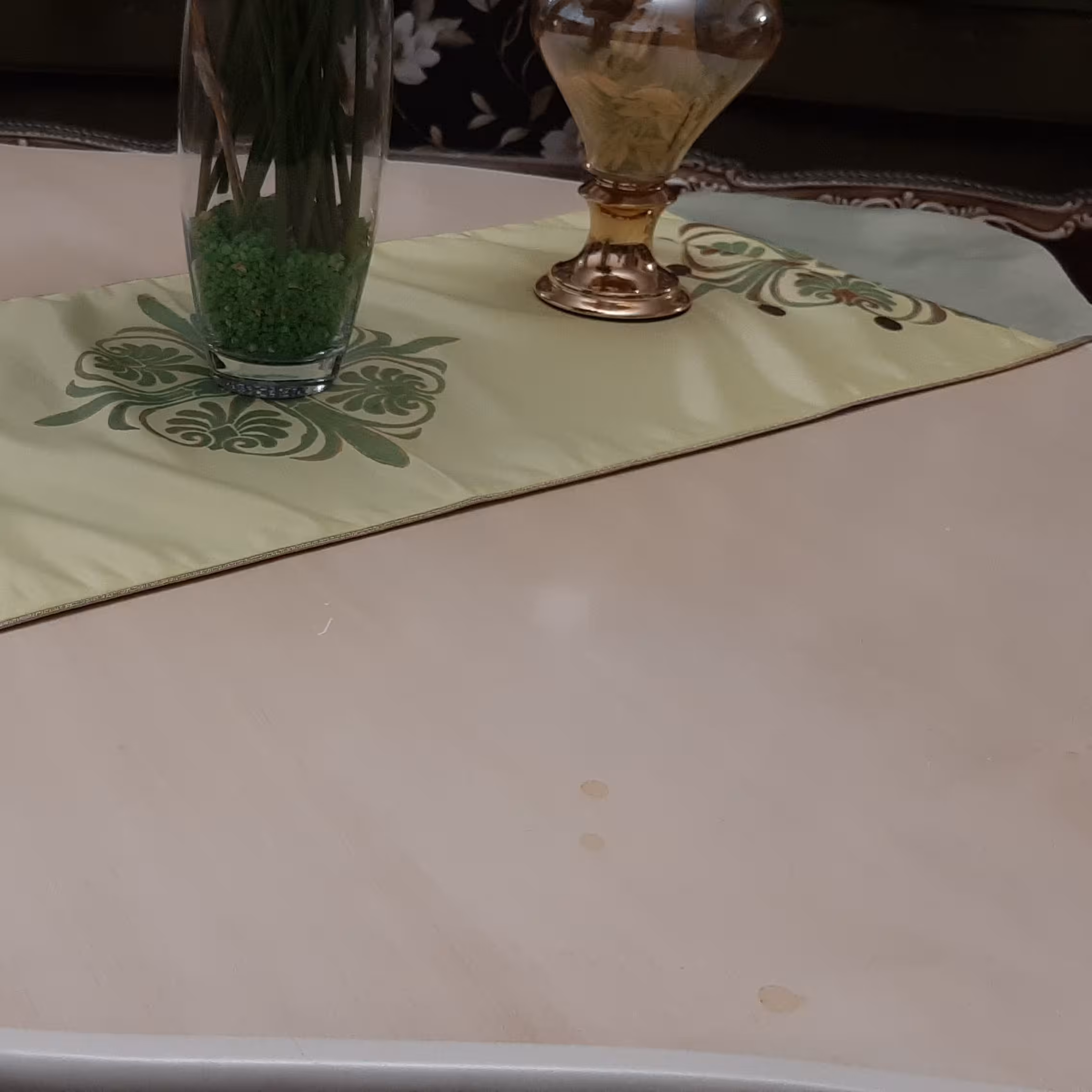 رومیزی رانر سکه دوزی شده