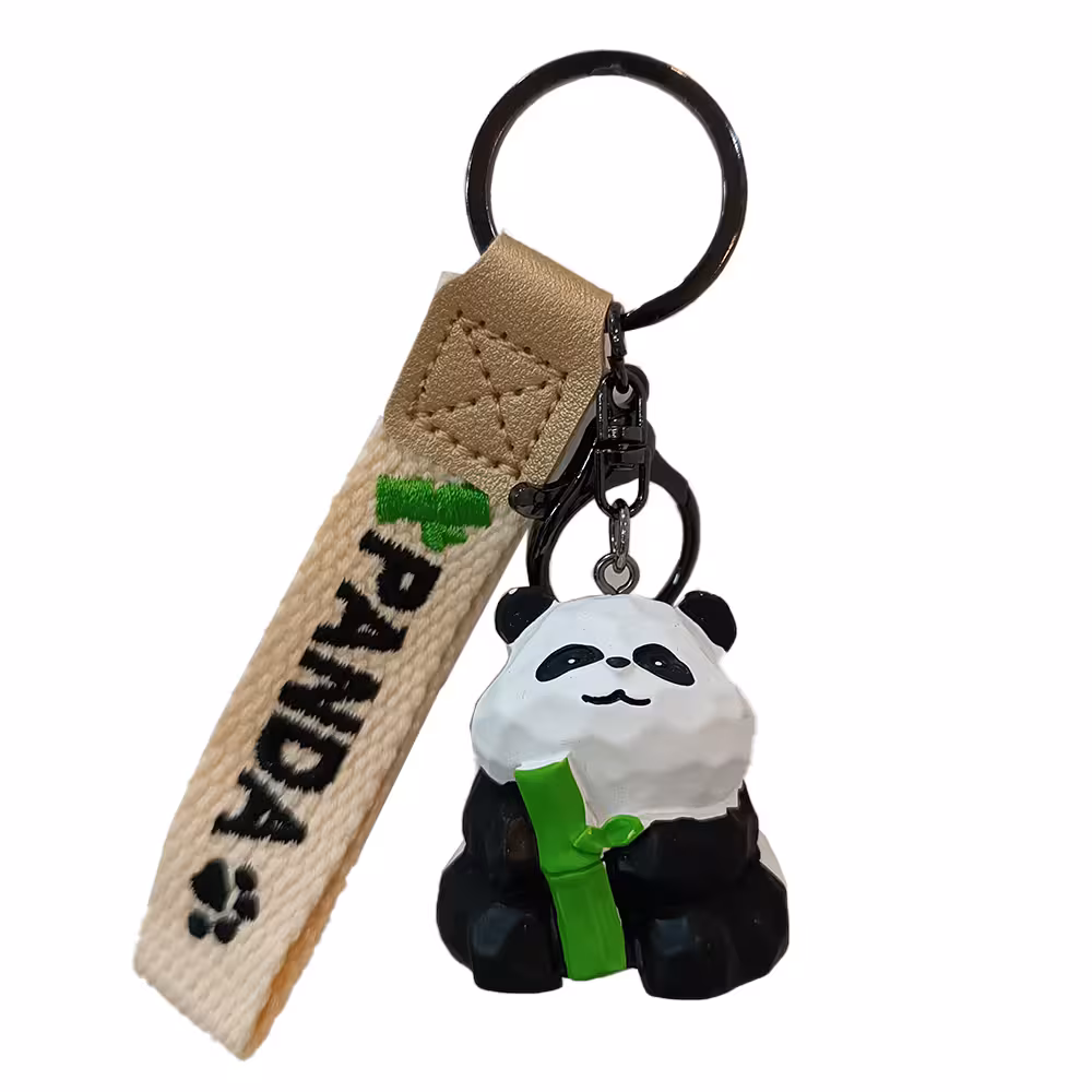 جاکلیدی سرامیکی پاندا بامبو دار