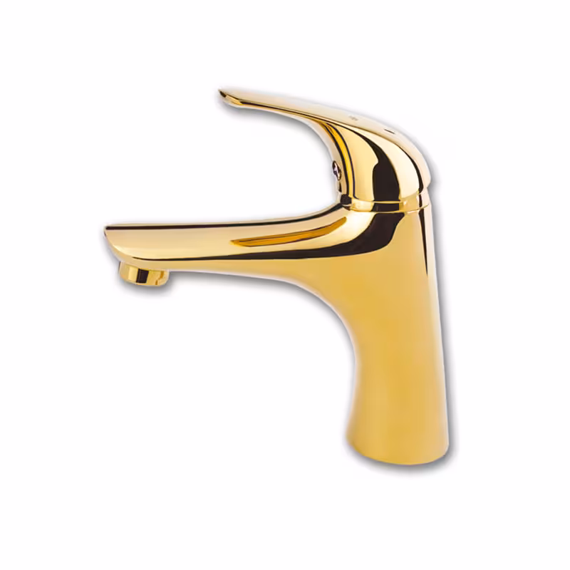 شیر روشویی کسری مدل هیرمند طلایی