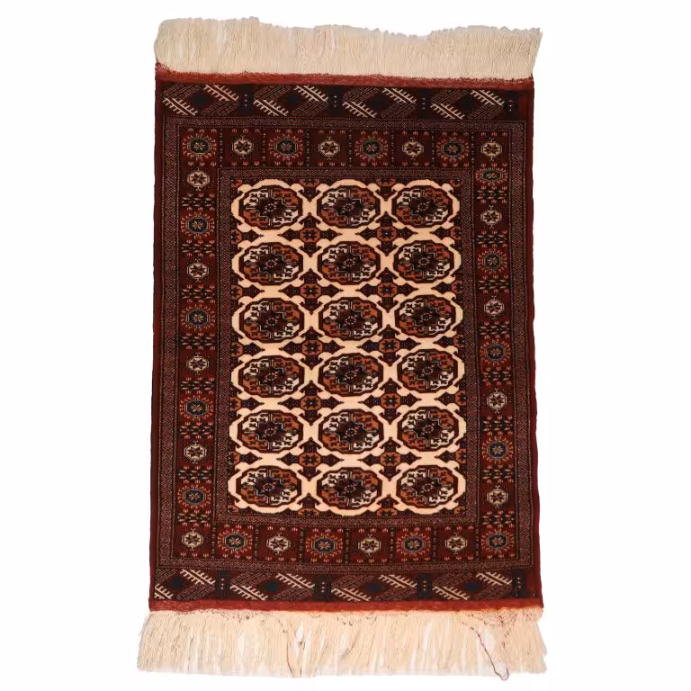 فرش دستبافت قدیمی یک و نیم متری کد 40201135