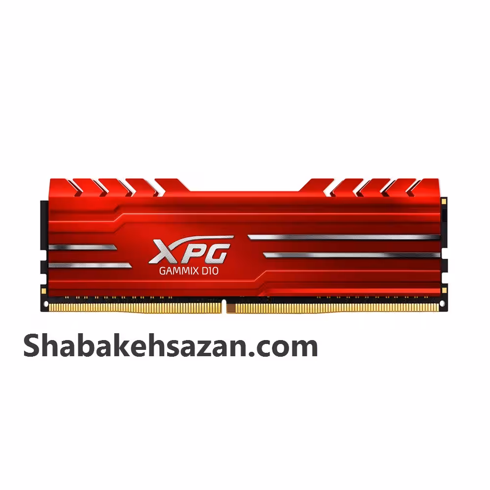 رم دسکتاپ DDR4 تک کاناله 3000 مگاهرتز CL16 ای دیتا مدل XPG GAMMIX D10 ظرفیت 8 گیگابایت