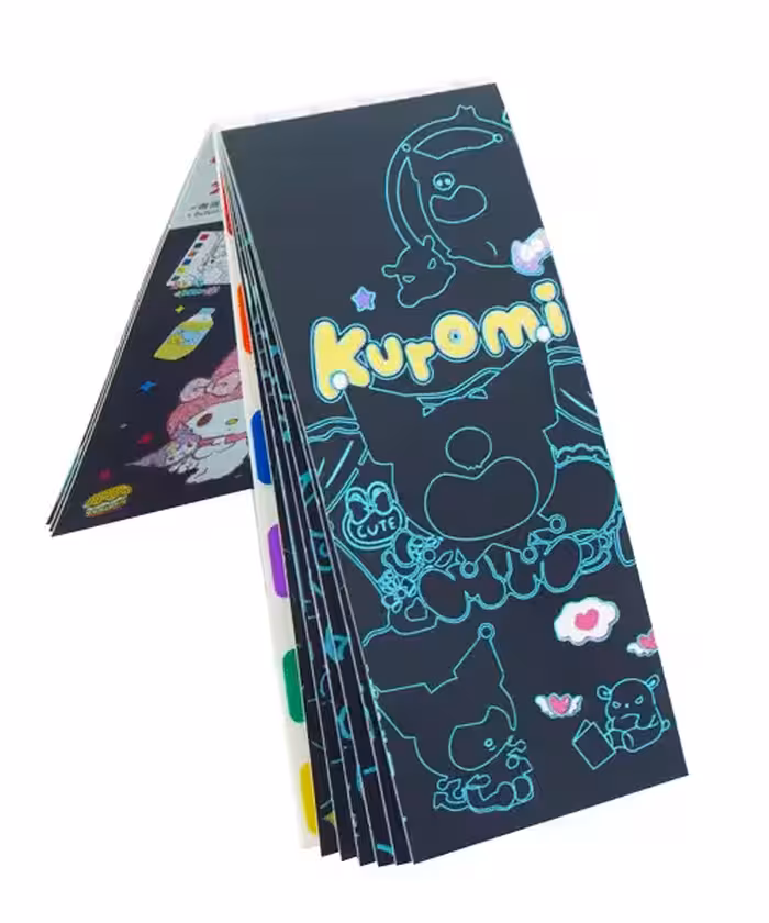 دفتر رنگ آمیزی اسکراچ آبرنگی بلک (24 عددی)