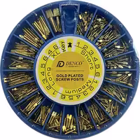 پین برنجی آسورت 240 عددی دنکو Denco Gold Plated Screw Post