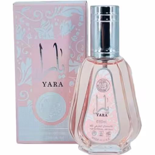 عطر زنانه ارض الزعفران یارا صورتی 50 میلی لیتر