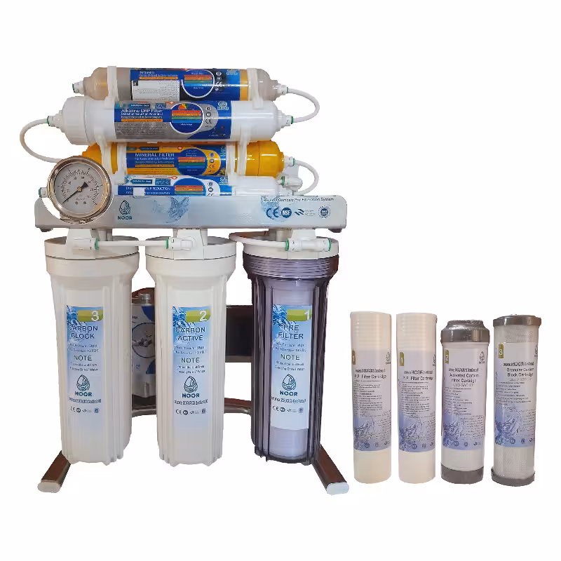 دستگاه تصفیه آب نور مدل A chrome m800 به همراه فیلتر بسته 4 عددی