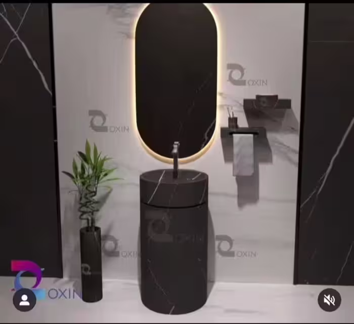 روشویی سنگ طبیعی مدل BAMBO/بامبو