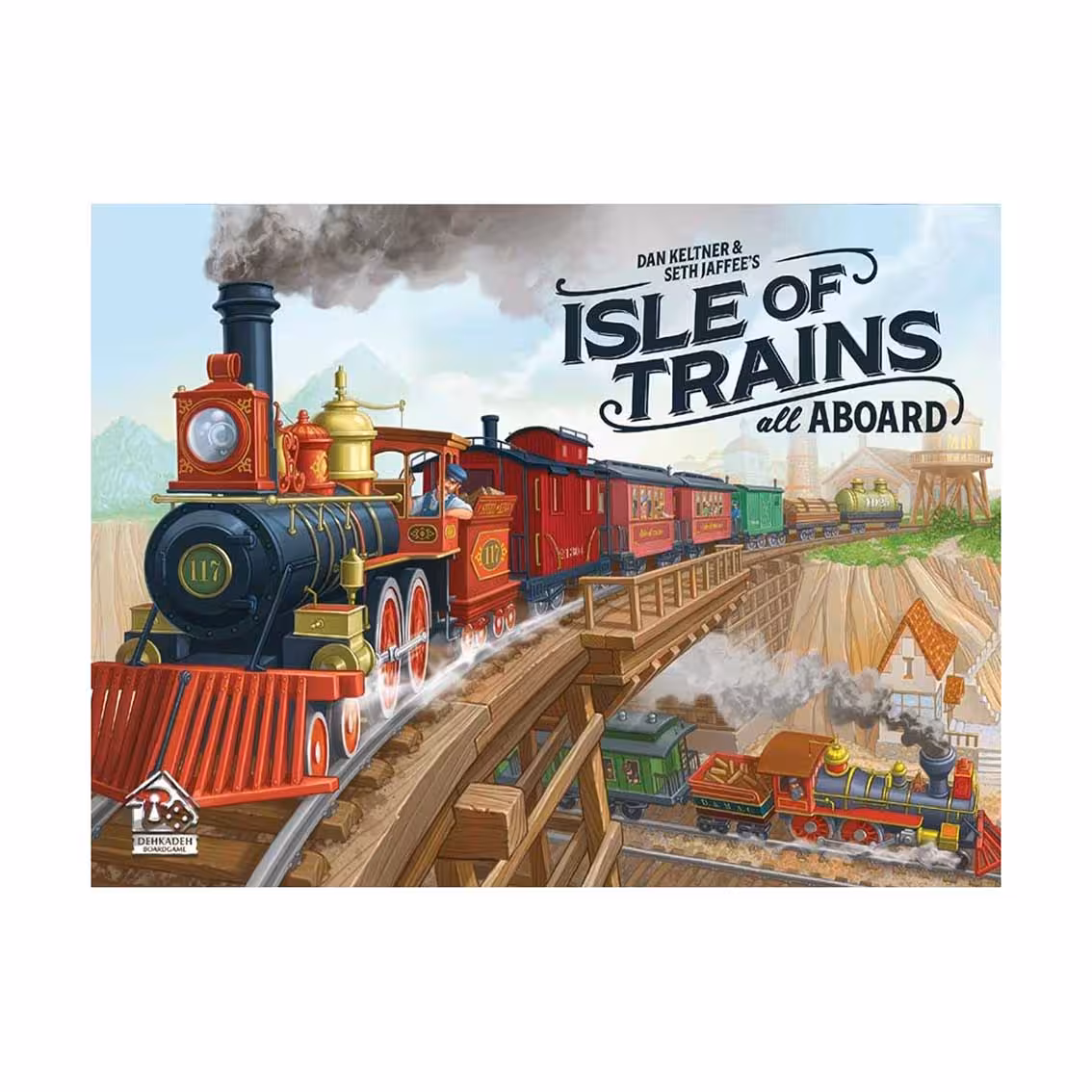 بازی برد گیم جزیره قطارها