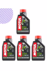 روغن و مکمل موتور سیکلت 5100 10W50 4 لیتر Motul