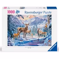 پازل 1000 تکه رونزبرگر طرح گوزن در زمستان