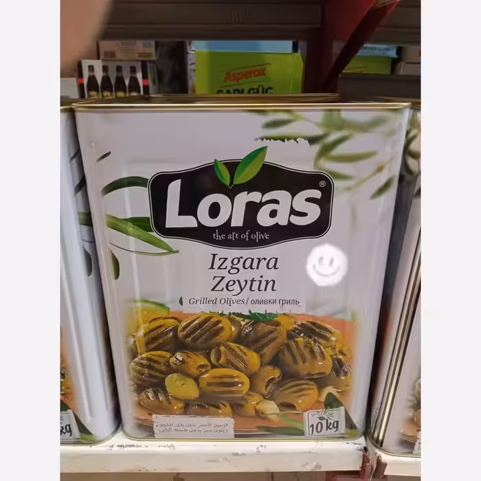 زیتون کبابی لوراس گریل شده حلب 10کیلویی خالص ترکیه | amazonchi