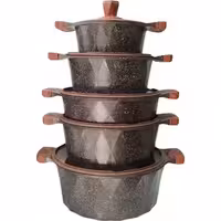 سرویس قابلمه زیو مدل دیاموند 10 تیکه گرانیت سنگی zio z-7110