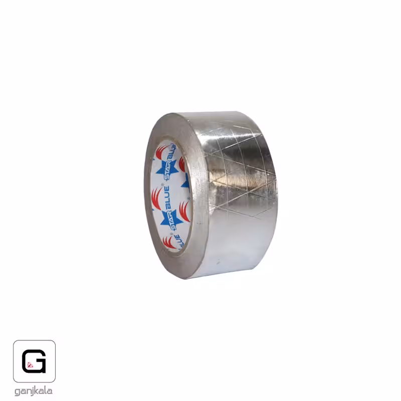 نوار چسب فویل آلومینیومی نخ دار 5 سانت 25 یارد استاربلو