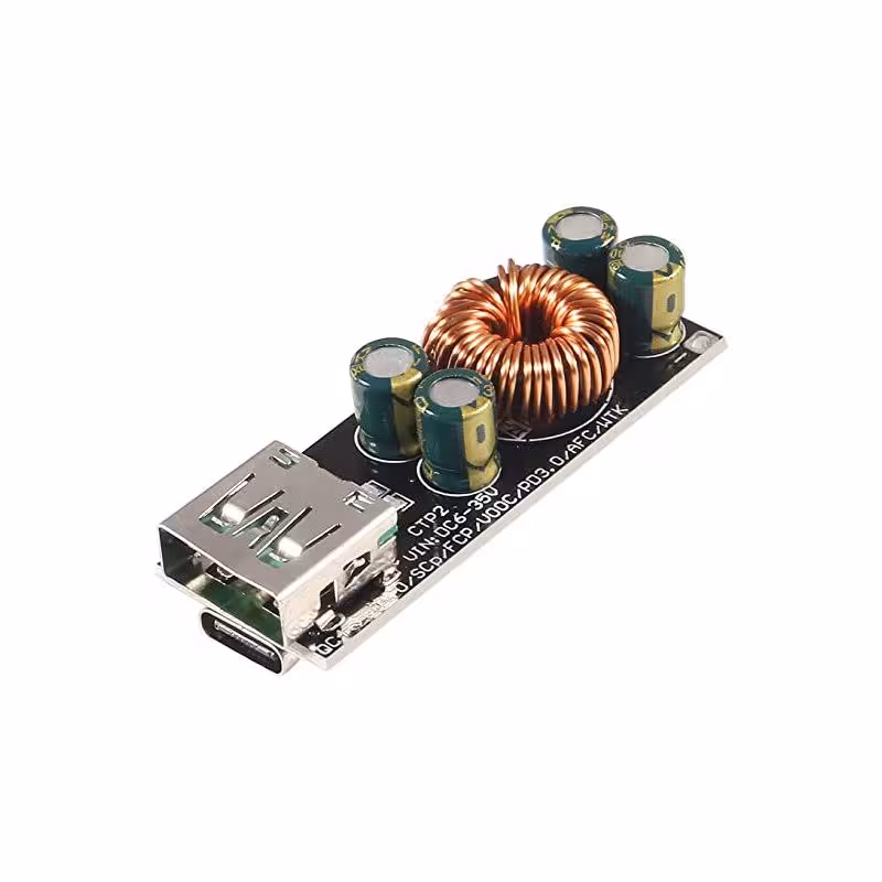 ماژول فست شارژ QC40-QC30 با خروجی USB Type-C