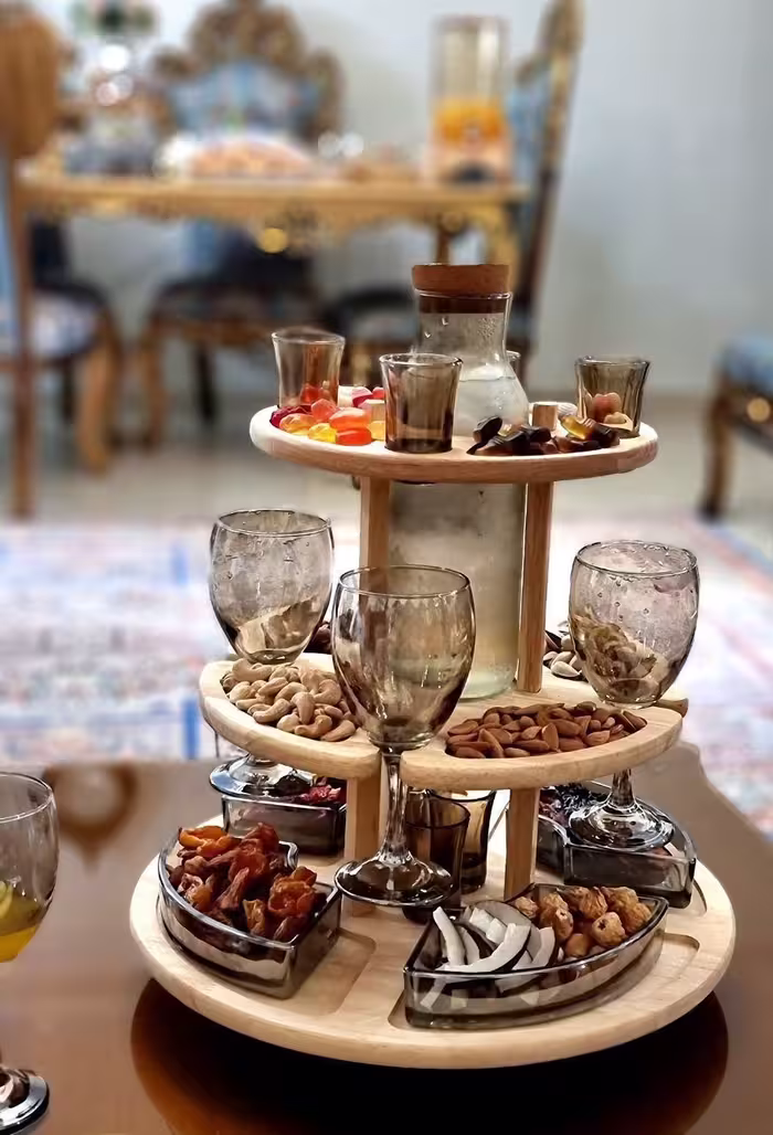 سینی مزه ساتیار سه طبقه