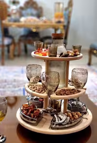 سینی مزه ساتیار سه طبقه
