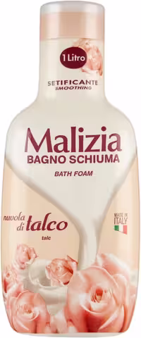 شامپو بدن مالیزیا Malizia مدل Talc حجم 1 لیتری