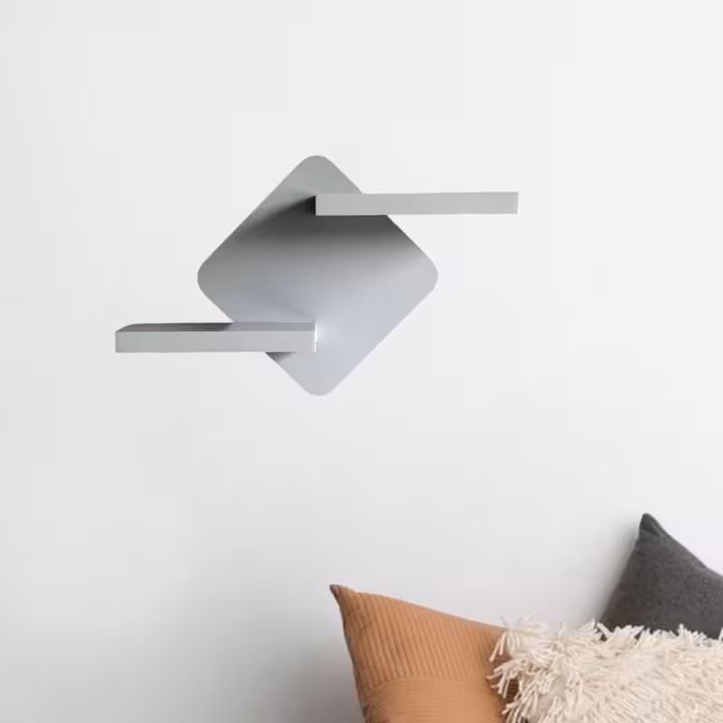 شلف دیواری مدل چراغ دار کد S1 | کالا مکس