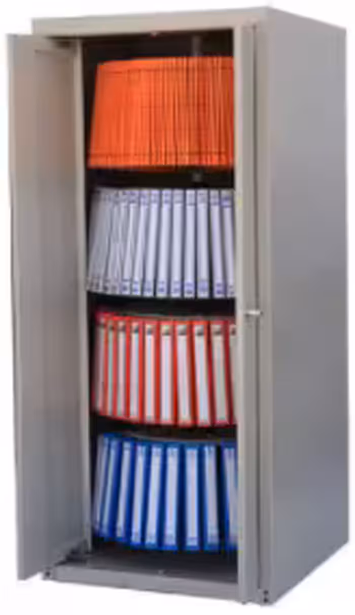 کمد دوار پوشه آویز 4 طبقه - تولید کننده کمد دوار پوشه آویز گروه صنعتی نوفر کمد بایگانی چرخان گردان فایل