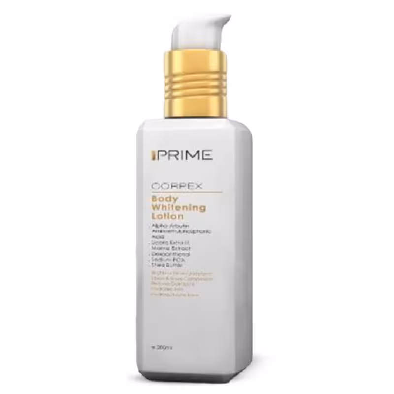 لوسیون روشن کننده بدن پریم مناسب انواع پوست 200 میلی لیتر