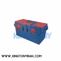 87404 جعبه ابزار خالی بزرگ فایبرگلاس آبی