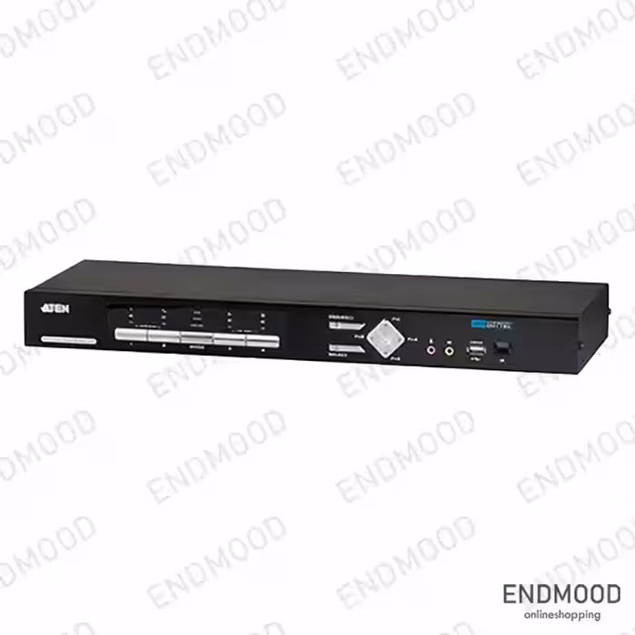 کی وی ام سوییچ چهار پورت USB DVI آتن CM1164 Multi-View/Audio ATEN