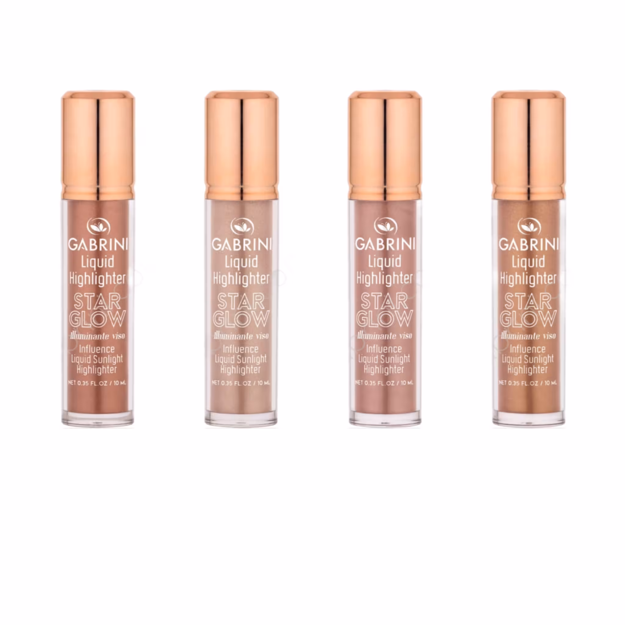 هایلایتر مایع گابرینی مدل استار گلو اورجینال | براق‌کننده و درخشان‌کننده پوست با جلوه طبیعی و درخشش مرواریدی