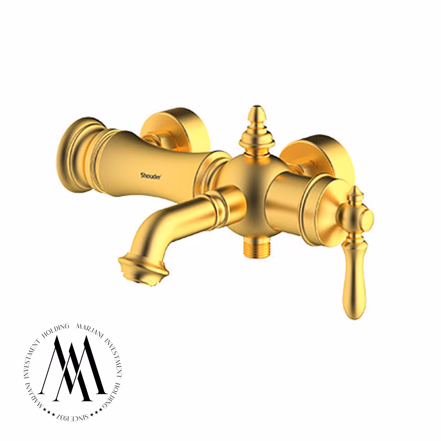 شیر حمام شودر مدل بیزانس (طلامات)