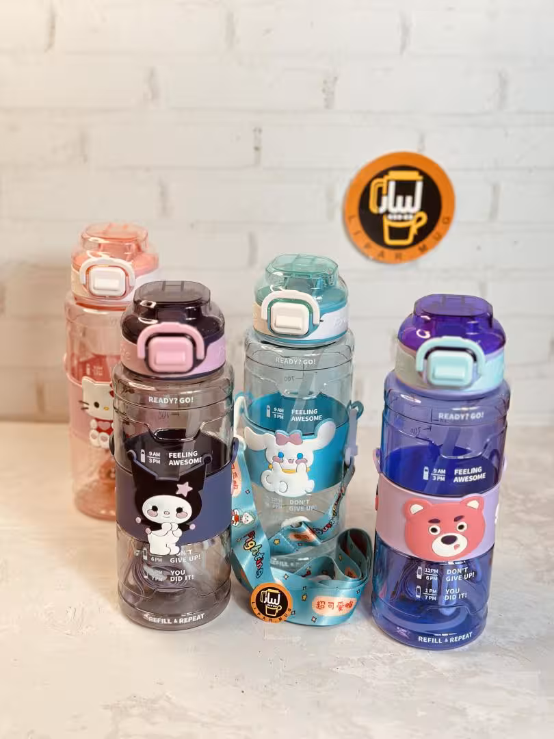 قمقمه فانتزی نی دار کودک کد 8585