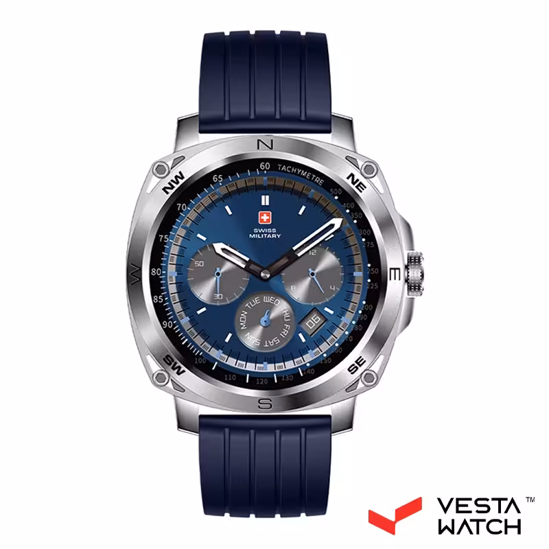 ساعت مچی هوشمند سوئیس میلیتاری SWISS MILITARY مدل DOM4-SILF-BLUSIS