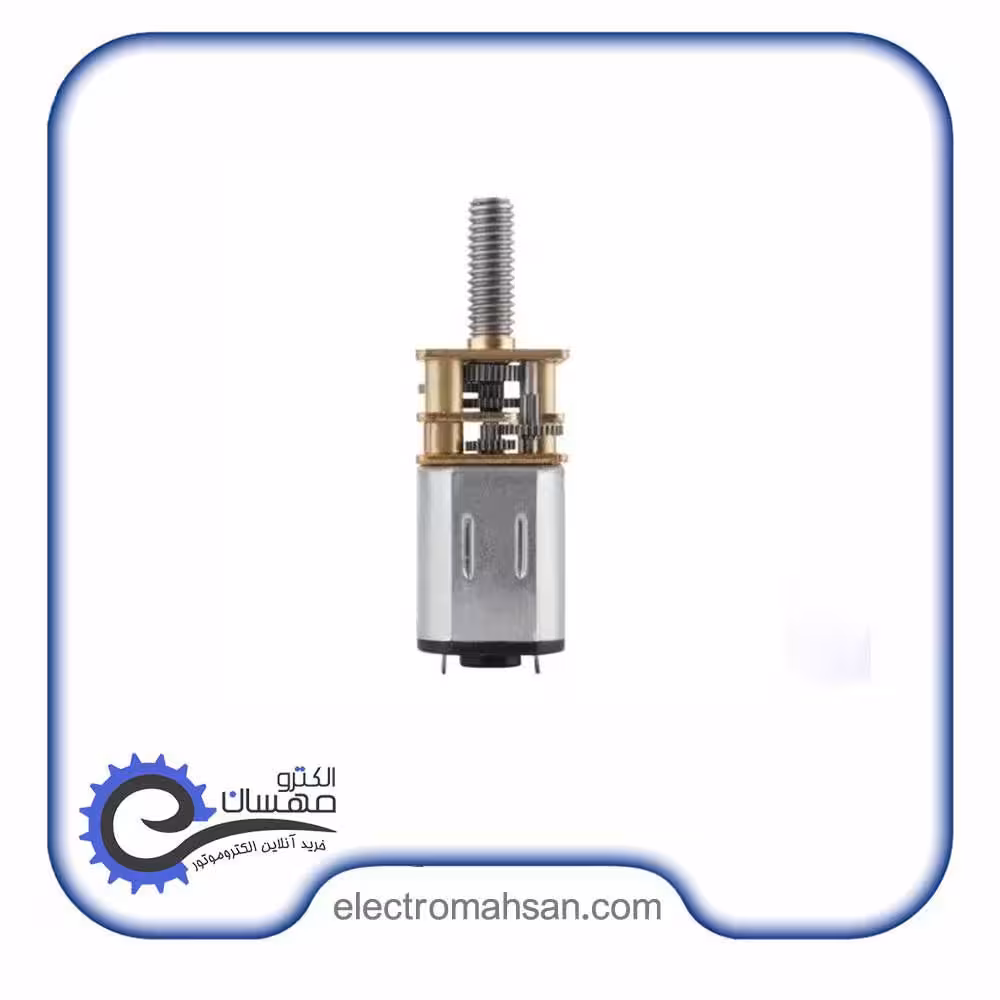 موتور دیسی گیربکس دار خطی 180 دور 6 ولت M4*12 مدل ZGA12