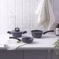 سرویس قابلمه کوچک 5 پارچه گرانیت کاراجا Blue Stone